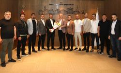İnegölspor yönetiminden Taban'a ziyaret