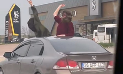 İnegöl'de tehlikeli anlar