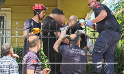 İnegöl'de ekipler saniyelerle yarıştı  o anlar kamerada