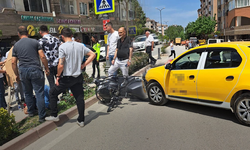 İnegöl'de kurye ölümden döndü