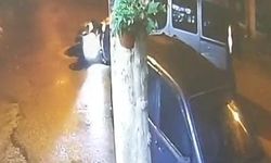 İnegöl'deki kaza kameraya yansıdı