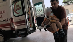 İnegöl'de oyuncağını elinden hiç bırakmadı