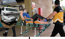 İnegöl'de faciadan dönüldü; 1 yaralı