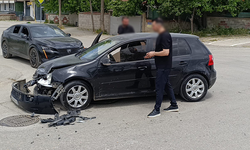 İnegöl'de bu caddede kazalar eksik olmuyor