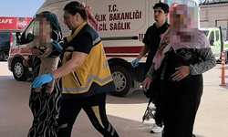 İnegöl'de 1 yaşındaki çocuk hastanelik oldu