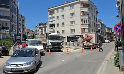 Mudanya'da alternatif yolda genişletme çalışmaları başladı