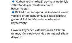 İstanbul İl Sağlık Müdürü Doç. Dr. Abdullah Emre Güner, bayram bilançosunu açıkladı