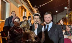 ’Tavuk almaya’ giden geline oğlak verdiler, gelin şaşkınlığını gizleyemedi