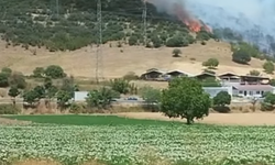Yenişehir sınırındaki yangında patlamalar yaşandı