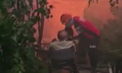 İzmir’deki yangından duygu dolu görüntüler