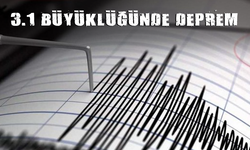 Sabah saatlerinde 3.1 büyüklüğünde deprem