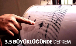Sabah saatlerinde 3.5 büyüklüğünde deprem