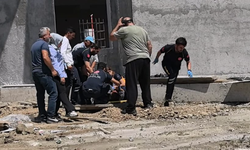 İnegöl'deki cami inşaatında feci olay! Metrelerce yükseklikten...
