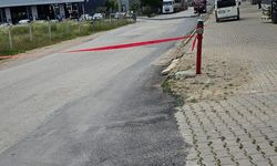 İnegöl'de yola devrildi