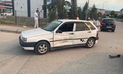 İnegöl'de kaza ucuz atlatıldı