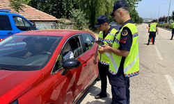 İnegöl'de Jandarma ve polisten ortak uygulama
