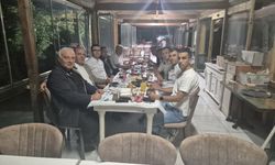 Köy muhtarlarından komutana veda yemeği