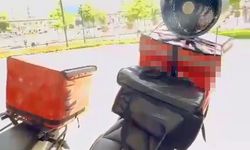Kavurucu sıcakta kuryenin bulduğu çözüm beğeni yağmuruna tutuldu