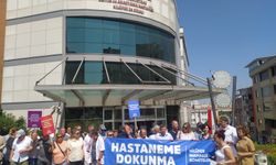 Bursa'da halk hastanelerine sahip çıkmak için toplandı