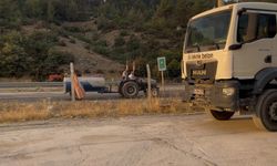 Harmancık'taki orman yangınına beton pompasıyla müdahale eden Ali Yalçın o anları anlattı