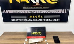 İnegöl'de Narkotik yakaladı   Çok miktarda ele geçirildi