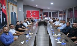 İnegölspor yönetimi MHP'yi ziyaret etti