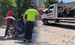 İnegöl'de kaza yaptı, motosikletinden oldu
