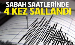 Sabah saatlerinde art arda sallandı! Kandilli'den açıklama geldi