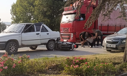 İnegöl'de feci kazadan böyle kurtuldu
