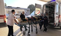 İnegöl'de motosikletli gözünü hastanede açtı