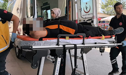 İnegöl'de motosikletli gözünü hastanede açtı