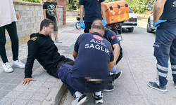 İnegöl'de kurye hastanelik oldu