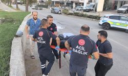 İnegöl'de motosikletliyi yalnız bırakmadı