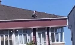 Arnavutköy’de tedbirsiz tamirat yürekleri ağızlara getirdi: O anlar kamerada