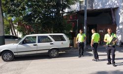 Çekme belgeli otomobil, başka bir araç plakasıyla yakalandı