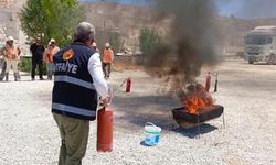 İtfaiye Müdürlüğü’nden uygulamalı eğitim