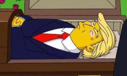 Simpsonlar, Trump'ın ölüm tarihini açıkladı!