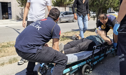 İnegöl'de cumaya giderken hastanelik oldu