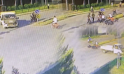 İnegöl'deki feci kaza kamerada