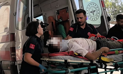 İnegöl'de inşaat işçisi ağır yaralandı