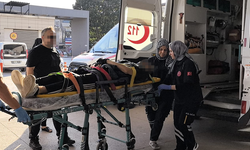 İnegöl'de motosikletli gözünü hastanede açtı