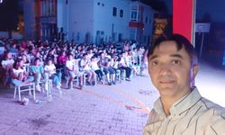 Çitli'de çocuklar açık hava sinemasında buluştu