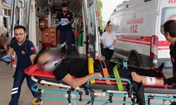 İnegöl'de peşpeşe motor kazası; 2 yaralı