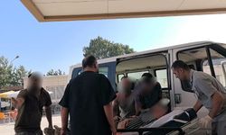 İnegöl'de işçiyi böyle acile getirdiler