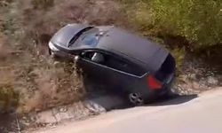 İnegöl'de yamaca daldı