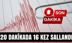 Balıkesir'de peşpeşe deprem! 20 dakika da 16 sarsıntı