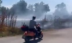 İnegöl'de salça yaparken yangın çıktı