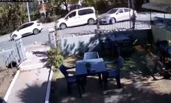 Bursa'da 3 aracın karıştığı zincirleme kaza kamerada