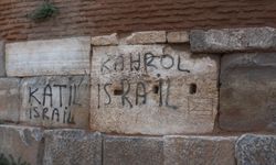 İznik'te 'Katil İsrail' yazısı isyan ettirdi