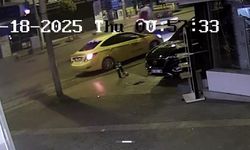 Bursa’da drift yapan araç ile motosiklet çarpıştı, kaza kameralara saniye saniye yansıdı
